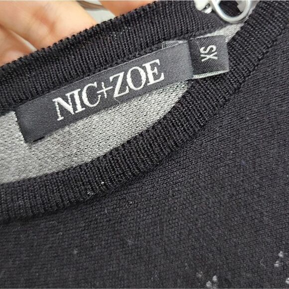 NWOT NIC+ZOE Midi A-line 3/4 Sleeve Dress Size XS - Picture 4 of 5